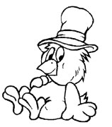 immagine uccelli da colorare