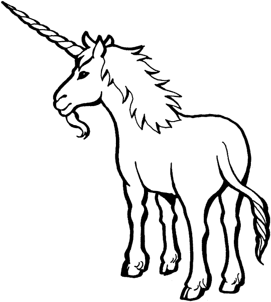 immagine unicorno da colorare