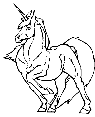 immagine unicorno da colorare