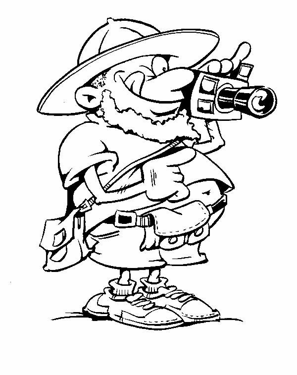 immagine vacanze da colorare