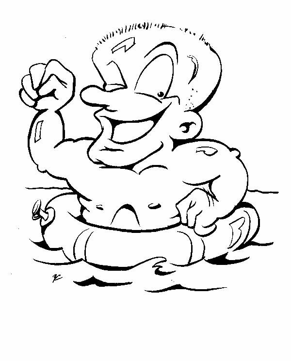 immagine vacanze da colorare