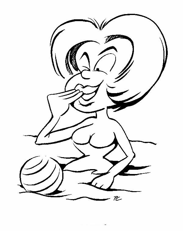 immagine vacanze da colorare