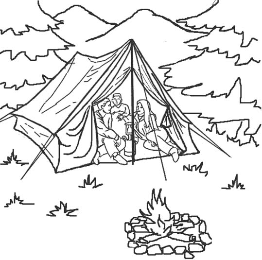 immagine vacanze da colorare