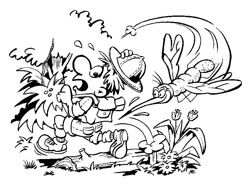 immagine vacanze da colorare