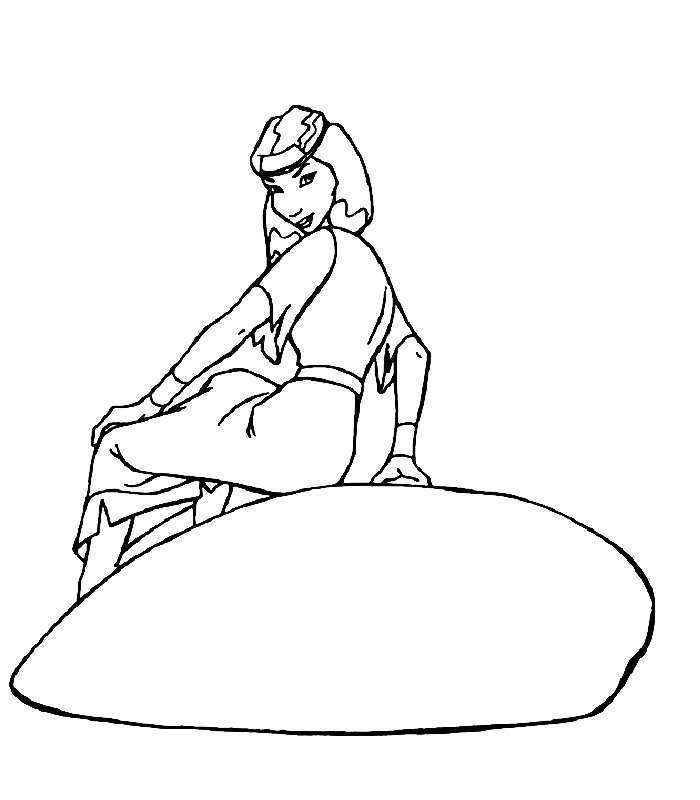 immagine winnetou da colorare