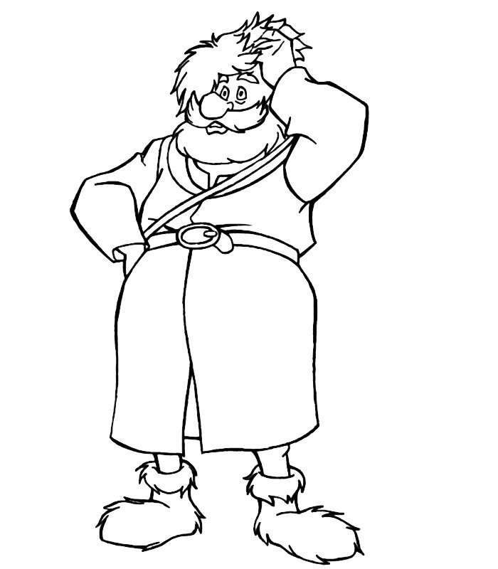 immagine winnetou da colorare