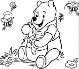 immagine winnie the pooh da colorare