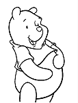 immagine winnie the pooh da colorare