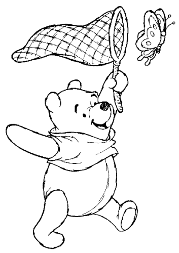 immagine winnie the pooh da colorare