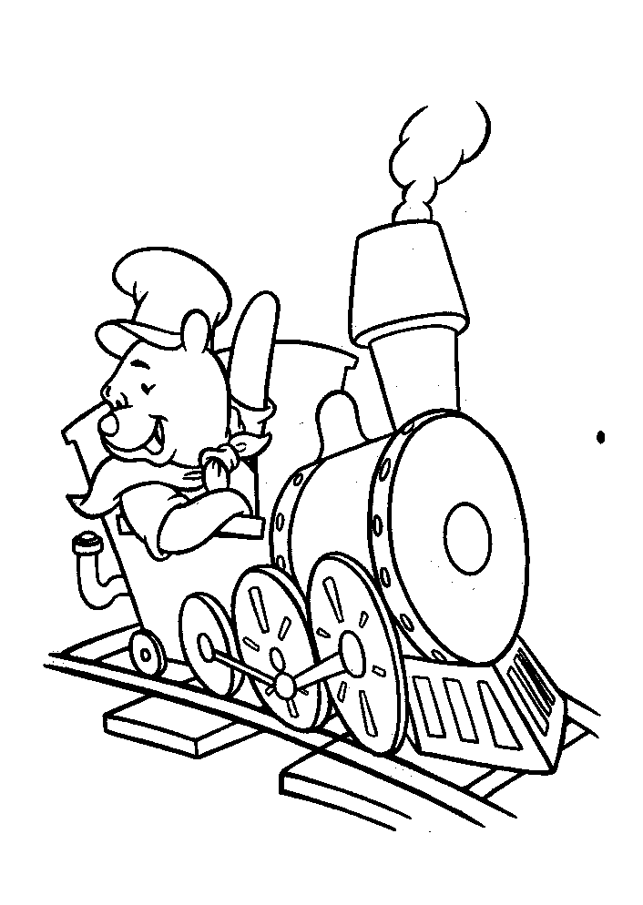 immagine winnie the pooh da colorare