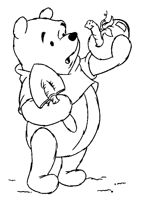 immagine winnie the pooh da colorare