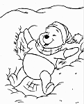 immagine winnie the pooh da colorare