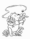 immagine winnie the pooh da colorare