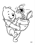 immagine winnie the pooh da colorare