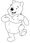 immagine winnie the pooh da colorare