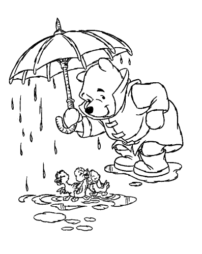 immagine winnie the pooh da colorare