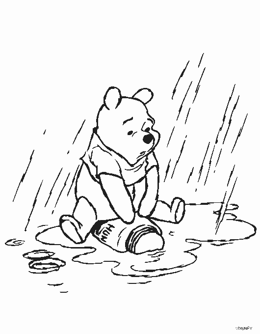 immagine winnie the pooh da colorare