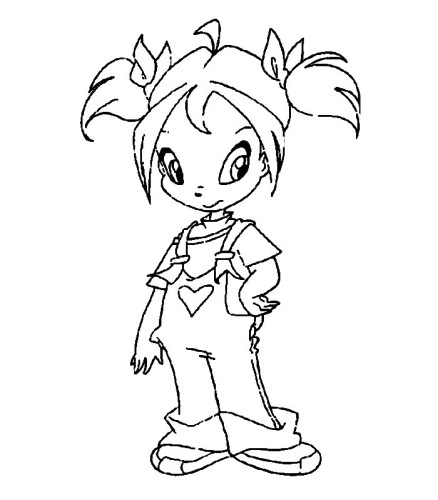 immagine winx da colorare