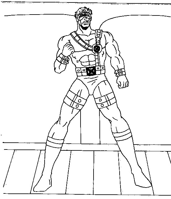 immagine x men da colorare