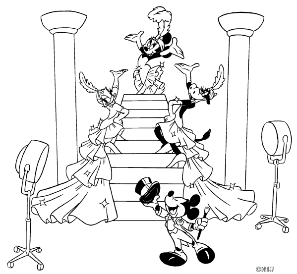 immagine minnie da colorare