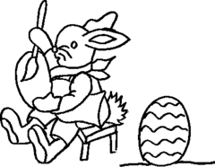 immagine pasqua da colorare