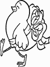 immagine pasqua da colorare