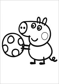 immagine da colorare peppa pig046