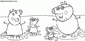 immagine da colorare peppa pig047