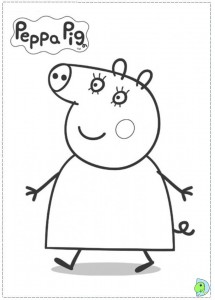 immagine da colorare peppa pig058 