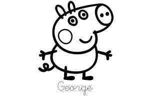 immagine da colorare peppa pig066 