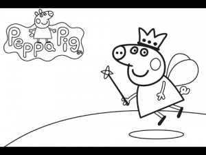 immagine da colorare peppa pig076 