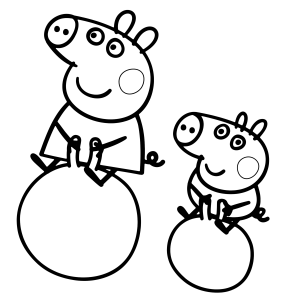 immagine da colorare peppa pig080 