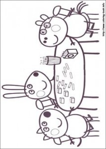 immagine da colorare peppa pig081 