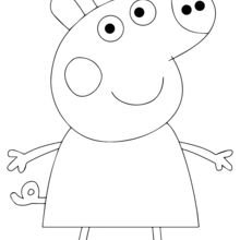 immagine da colorare peppa pig083 